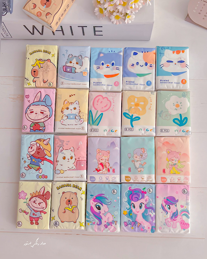 دستمال کاغذی طرحدار فانتزی