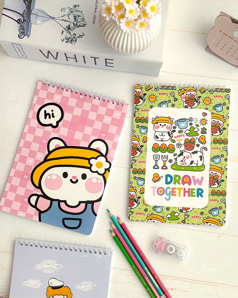 دفتر نقاشی ۴۰ برگ پانداک