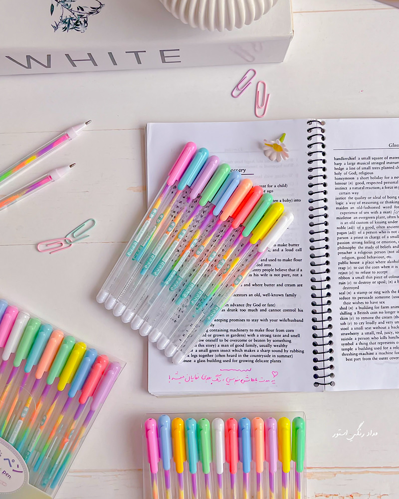 خودکار رنگی رنگی جیاندان